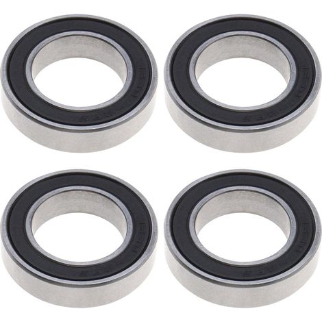 Lot de 4 roulements de moyeu de roue de vélo 18 x 30 x 7 mm en acier (1/5)