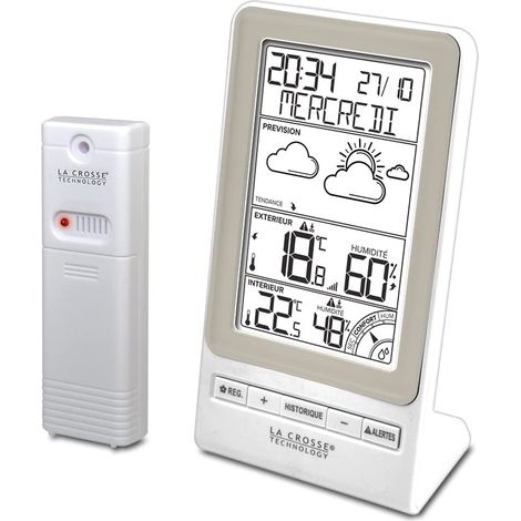 La Crosse Technology La Crosse Technology-WS6819 - Previsione, avvisi di Temperatura e Indice di Comfort, Stazione Meteo
