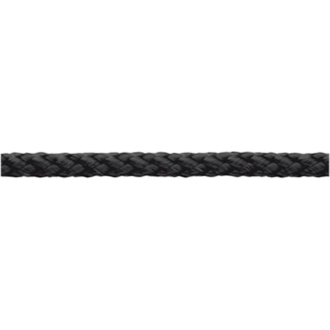 Spago in polipropilene intrecciato (Ø x L) 4 mm x 200 m dörner + helmer 190018 Nero