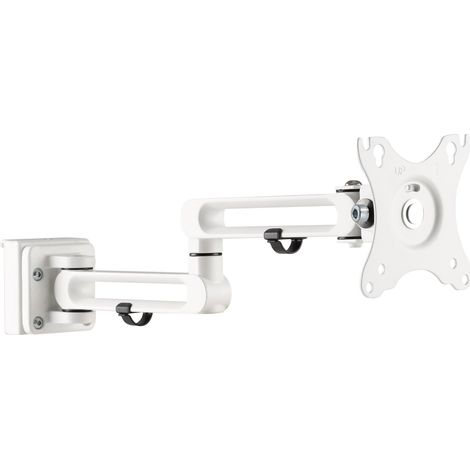 Soporte Inline para Monitor Slatwall Blanco Doble