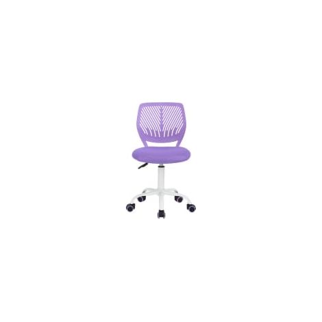 Chaise de Bureau sans accoudoirs - Hauteur réglable - pour la Maison, Le Bureau, la Chambre à Coucher, Le Bureau - Violet (1/5)