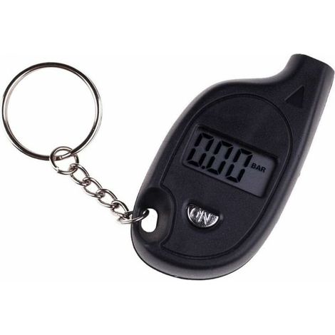 Mini porte-clés LCD numérique voiture pression des pneus moto Test voiture pneu testeur de pneu outil voiture (1/5)