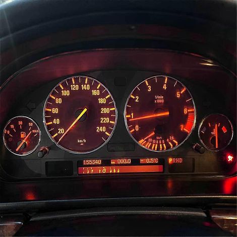 Cache-compteur de vitesse pour BMW Série 5 E39, Série 7 E38 et BMW X5 E53 (1/5)