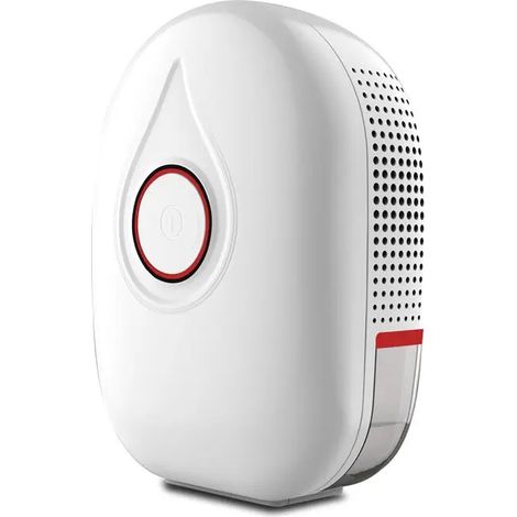 Déshumidificateur électrique (rouge), séchoir à air, déshumidificateur portable, silencieux (1/5)