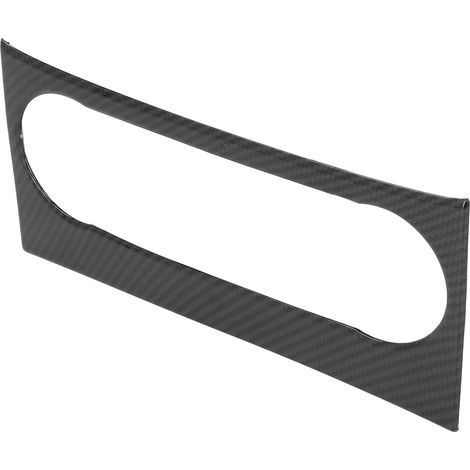 Cache de panneau de commande de climatisation de console centrale style fibre de carbone, remplacement pour Mercedes-Benz Classe C W204 2011-2015 (1/5)