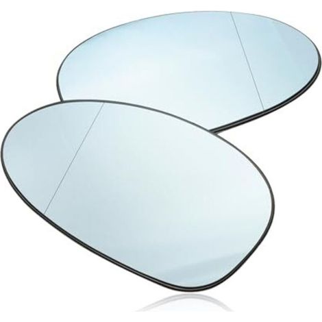 Rétroviseur extérieur chauffant asphérique de remplacement pour BMW Série 1 E81 E87 E88 E82 Série 3 E46 E90 E91 E92 E93, rétroviseur latéral bleu 51167145268 51167145267