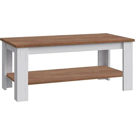 AX LIVING Wohnzimmer Tisch Palmano ST2 – 120 cm breit, Andersen Kiefer