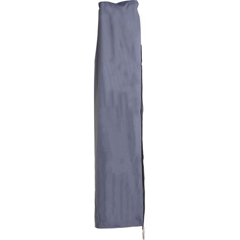 [NUNCA USADO] Funda protectora HHG para parasol voladizo de hasta 3,5 m, funda con cremallera, azul (1/5)