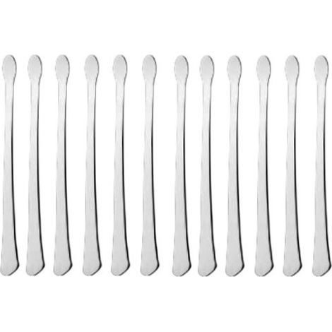Abert set 12 cucchiaino paletta miscelatore caffè acciaio inox 18/10