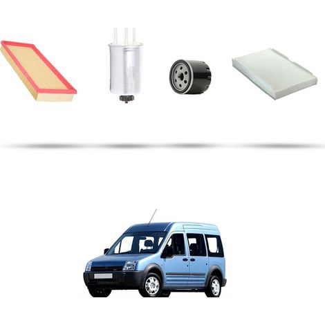 Kit tagliando 4 filtri compatibile con Ford Tourneo Connect 1.8 TDCi 55kw 2002 (1/5)