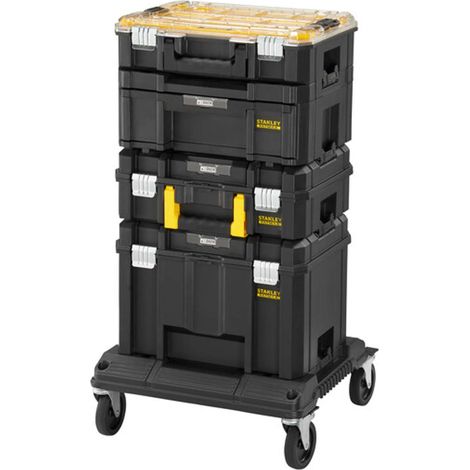 Tour PRO-STACK - Organizer - Großes Schubladenkoffer - Großvolumen-Koffer 23 l - Rollmodul - FATMAX - STANLEY, FMST1-80107 (1/5)
