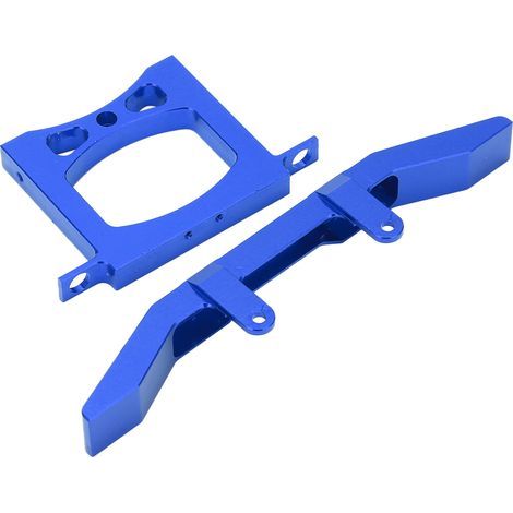 Pare-chocs avant et arrière en aluminium pour RC WPL B14 B16 Q60 Q61, échelle 1/16, couleur bleu