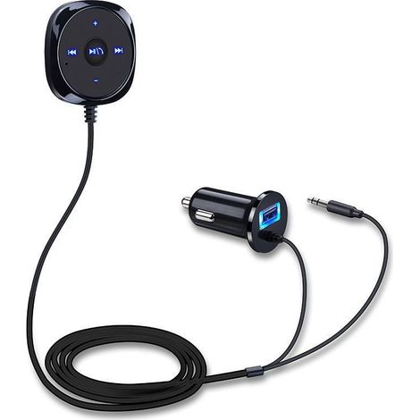 BC20 Car Bluetooth Hands-free USB Car Charger, Car Bluetooth Audio Receiver, BC20 Car Bluetooth MP3 Player -- Standard Configuration (1/3)