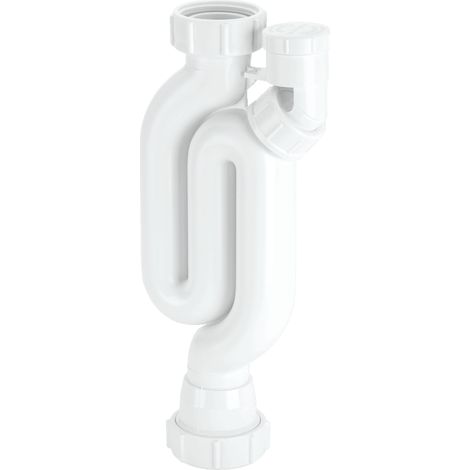 McAlpine X10V 75mm Water Seal Straight Through Anti-Syphon (Silentrap) Trap with 1¼" Multifit Outlet and Cleaning Eye (1/2)
