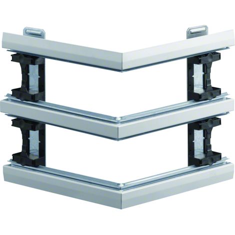 Angle extérieur pour BKIS épais 25mm double hauteur acier RAL 9016 Pure HAGER BKIS251303D9016