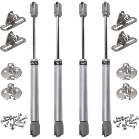 Ressorts à gaz PCS 120N, vérins hydrauliques pour meubles, bras pneumatiques pour portes de placards de cuisine.