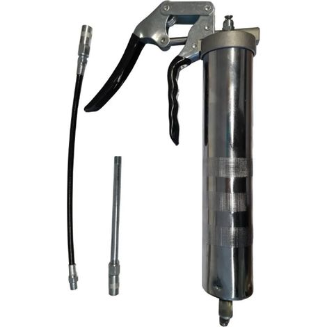 KIT INGRASSATORE POMPA GRASSO CARTUCCIA A UNA MANO 400gr Ø57mm + TESTINA BONEZZI