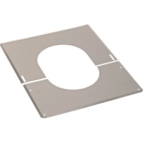 Plaque de finition murale ou plafond Duoten 0° A 30° inox 80/130 TOLERIE EMAILLERIE NANTAISE 482013 (1/2)
