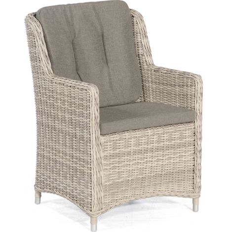 Sonnenpartner Avatar Garten-Sessel Gartenstuhl Alu mit Polyrattan white-coral (1/5)