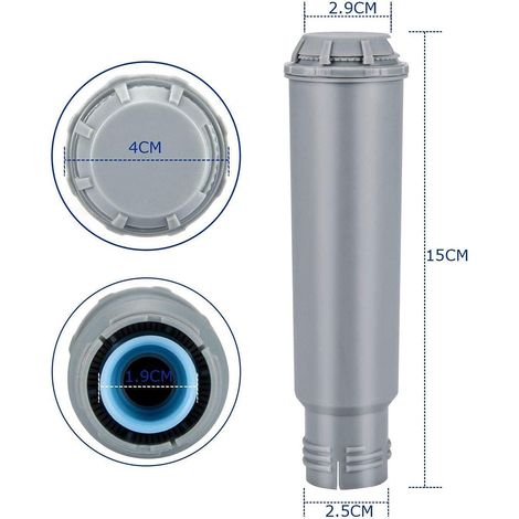 Confezione di filtri di ricambio per macchina da caffè - Cartucce filtro per macchina da caffè - Blu - Confezione da 4 (1/3)