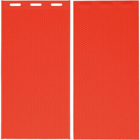 2 Stück 5,4 mm Silikon-Bienenwachsform, Bienenwachs-Mittelwandpresse, Imkereibedarf, 44 x 28 cm, Rot