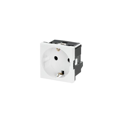 Presa elettrica, 16A, 1 modulo, IP20, presa Tipo F - Schuko