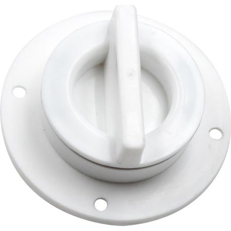 Valve de vidange en nylon marin, accessoires marins, bouchon de vidange en nylon, accessoires de quincaillerie pour bateaux, yachts et camping-cars, valve de vidange de cale en nylon à pousser-tirer (1/3)