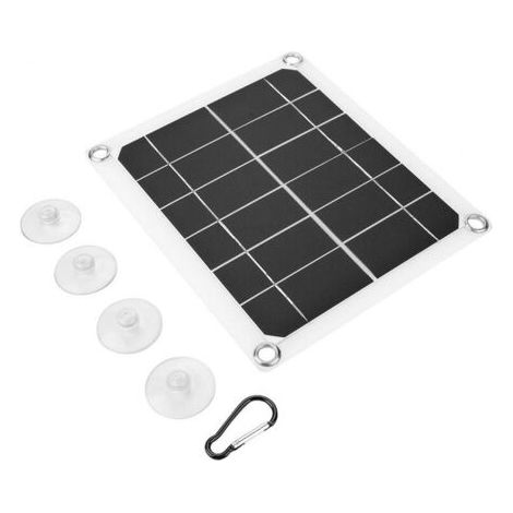 QORVA-Panneau solaire 10W, chargeur de batterie Portable double USB 5V 2A, panneau solaire, chargeur de voiture pour téléphone Portable, Camping en plein air