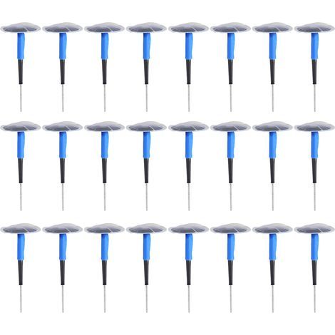 Jeffergarden 24-piece universal car/motorcycle tubeless tire puncture repair mushroom plug patch rubber (2) (1/5)