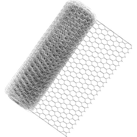 Grillage Métallique Galvanisé Hexagonal - Lot De 2 Rouleaux 40 cm X 15 m (1/5)