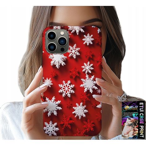 Custodia per iPhone 13 PRO MAX - fiocchi di neve, neve, stelle, Natale (1/5)