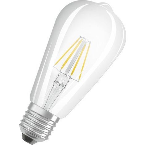 Bombilla LED regulable Edison E27 730 Lm 60 W blanco cálido, OSRAM OSRAM