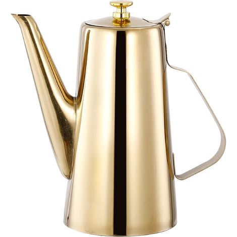 Bouilloire En Acier Inoxydable - 1,5 L - Filtre Intégré - Poignée Antibrûlure - Pour Thé Café Eau Chaude - Unité (1/5)