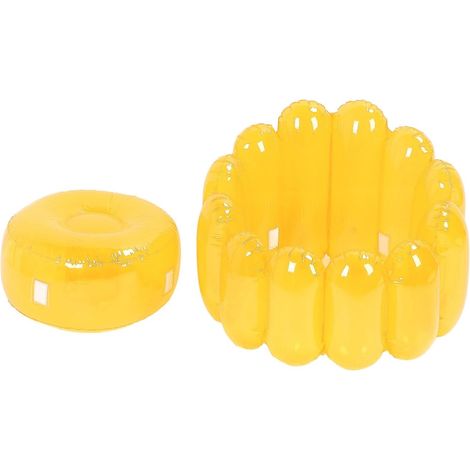 Portable Inflatable Sofa with Odorless PVC Material, 29.5x22 Inches, for Pool Parties, Living Room, Casual Use (1/5)