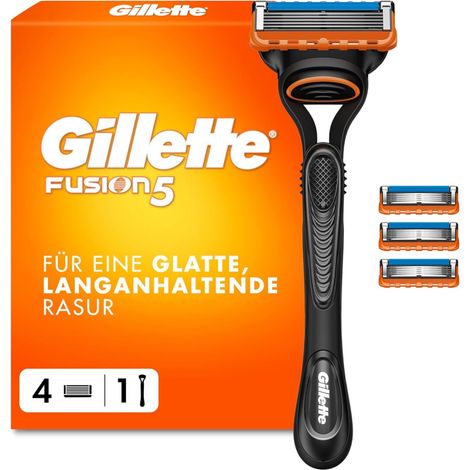 Gillette Fusion5 Systemklingen 4er + Handstück