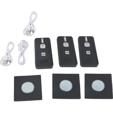 Système d'interphone sans fil bidirectionnel, communication duplex intégral, portée de 500 m, 3 sonneries, 5 niveaux de volume, idéal pour la maison, le bureau ou la salle de classe. Pack (1/5)