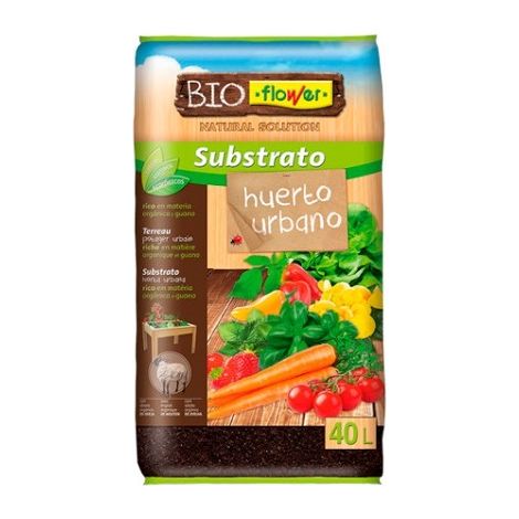 Substrato di fiori giardino urbano 40 l