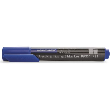 Magnetoplan Board- und Flipchartmarker Pro+, blau, 4 Stück 4 Stk