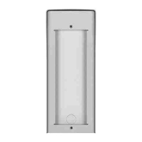 BTI345331 3-Modul-Wanddose mit Aluminiumoberfläche