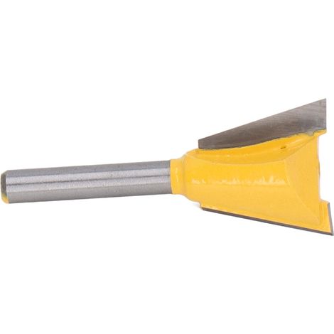 Fraise à queue d'aronde pour le travail du bois, queue de 6,35 mm (1/4 po), en alliage d'acier au tungstène, pour le détourage 6,35 mm x 25,4 mm (1/4 po x 1 po). (1/5)