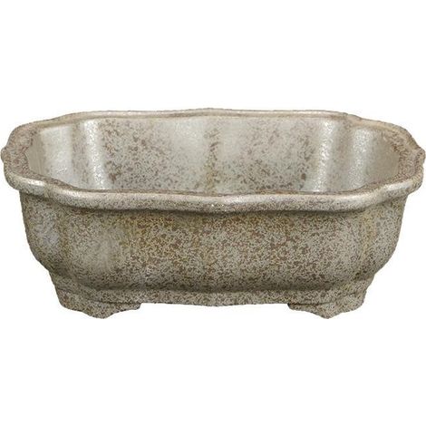 Vaso bonsai in gres a nuvola 16 cm.