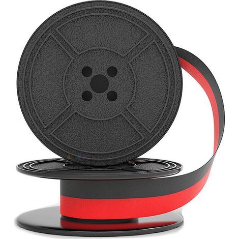 Ruban encreur double bobine pour machine à écrire mécanique anglaise rétro ML80, compatible avec les imprimantes OKI ML80, 81, 82, 83, 92, 93 TEC EPS600, MA1100 et M2600. (1/5)