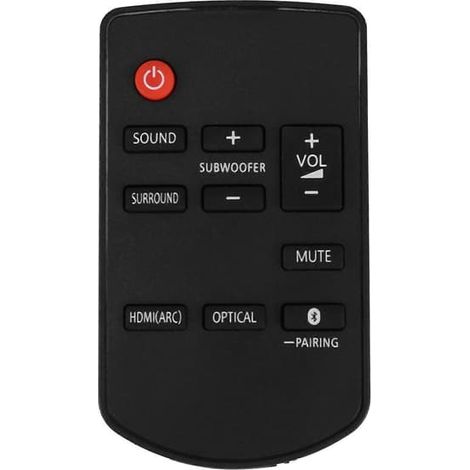 Ecleanfy - Télécommande N2QAYC000115 compatible avec les téléviseurs home cinéma Panasonic SU-HTB488, SC-HTB688EB-K et SC-HTB688EGS (son parfait). (1/5)