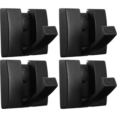 Lot de 4 crochets porte-serviettes pliables en aluminium spatial pour (1/5)
