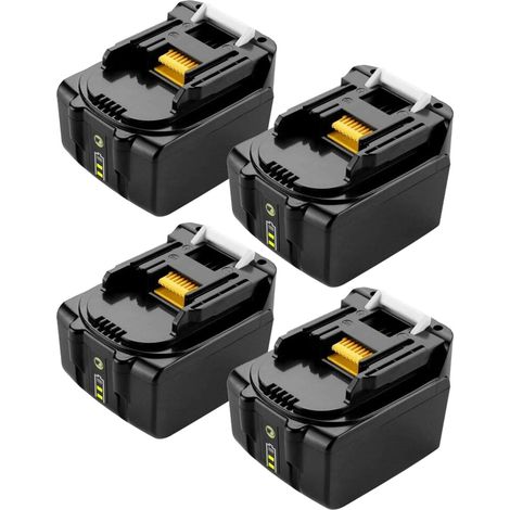4 er Akku Ersatz für Makita 14,4 V 3,0Ah BL1415N BL1415 BL1430B BL1430 BL1415 BL1440 196875-4 194065-3 194558-0 19544-8 196388-5 Ersatzakku Akkupack 14.4Volt Batterie mit LED-Anzeige (1/5)