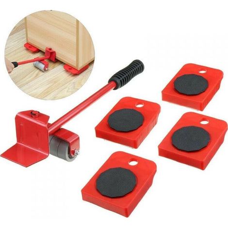 SOLLEVATORE SOLLEVA MOBILI ELETTRODOMESTICI 4 PIASTRE 150KG SPOSTARE SOLLEVARE (1/4)