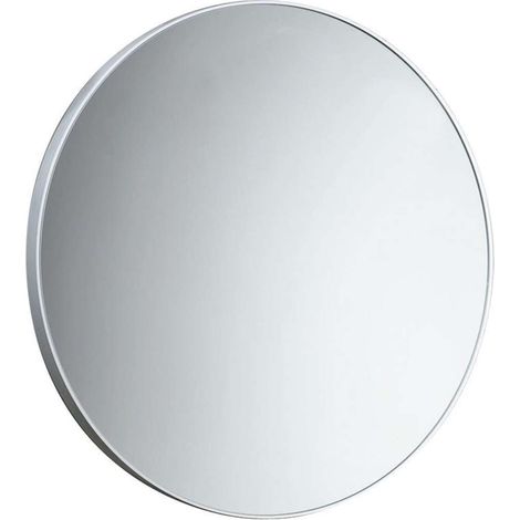 Sapho Gedy Badaccessoires - Spiegel im Rahmen, Durchmesser 60 cm, weiß 600002 (1/3)