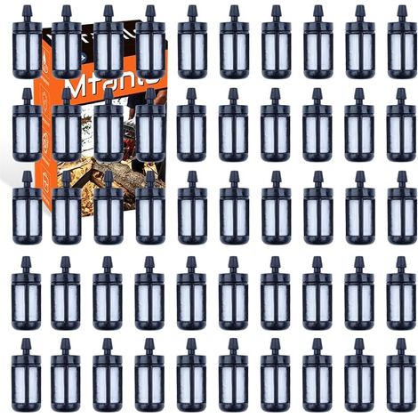 50pcs Filtre à carburant pour essence compatible avec Stihl 017 018 MS170 MS 180 180C MS170C pour tronçonneuse (1/5)