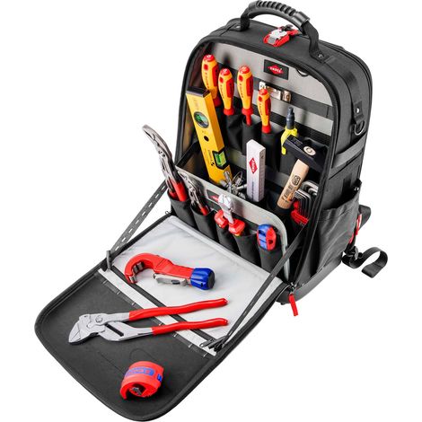 Draper 13176 KNIPEX 00 21 50 S Tool Backpack Modular X18 Plumbing, 17 Parts, 530mm