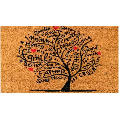 FELPUDO COCO ARBOL VIDA 40X70CM